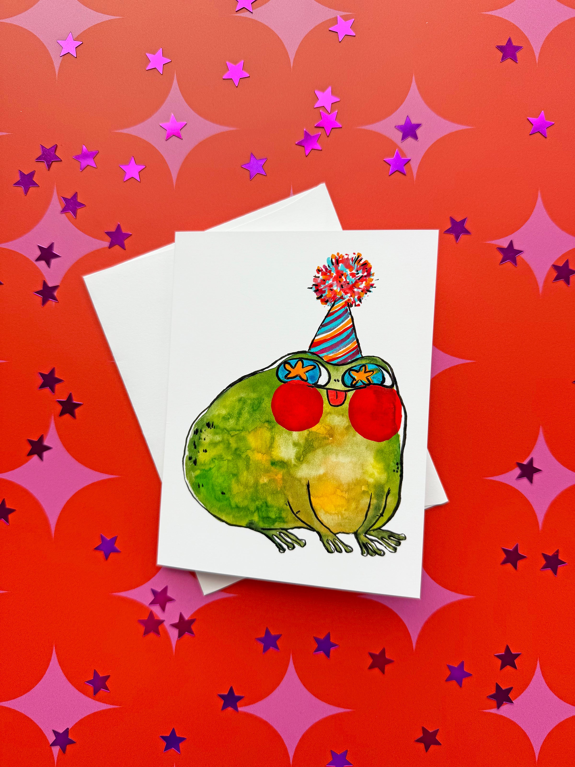 Birthday Frog Card