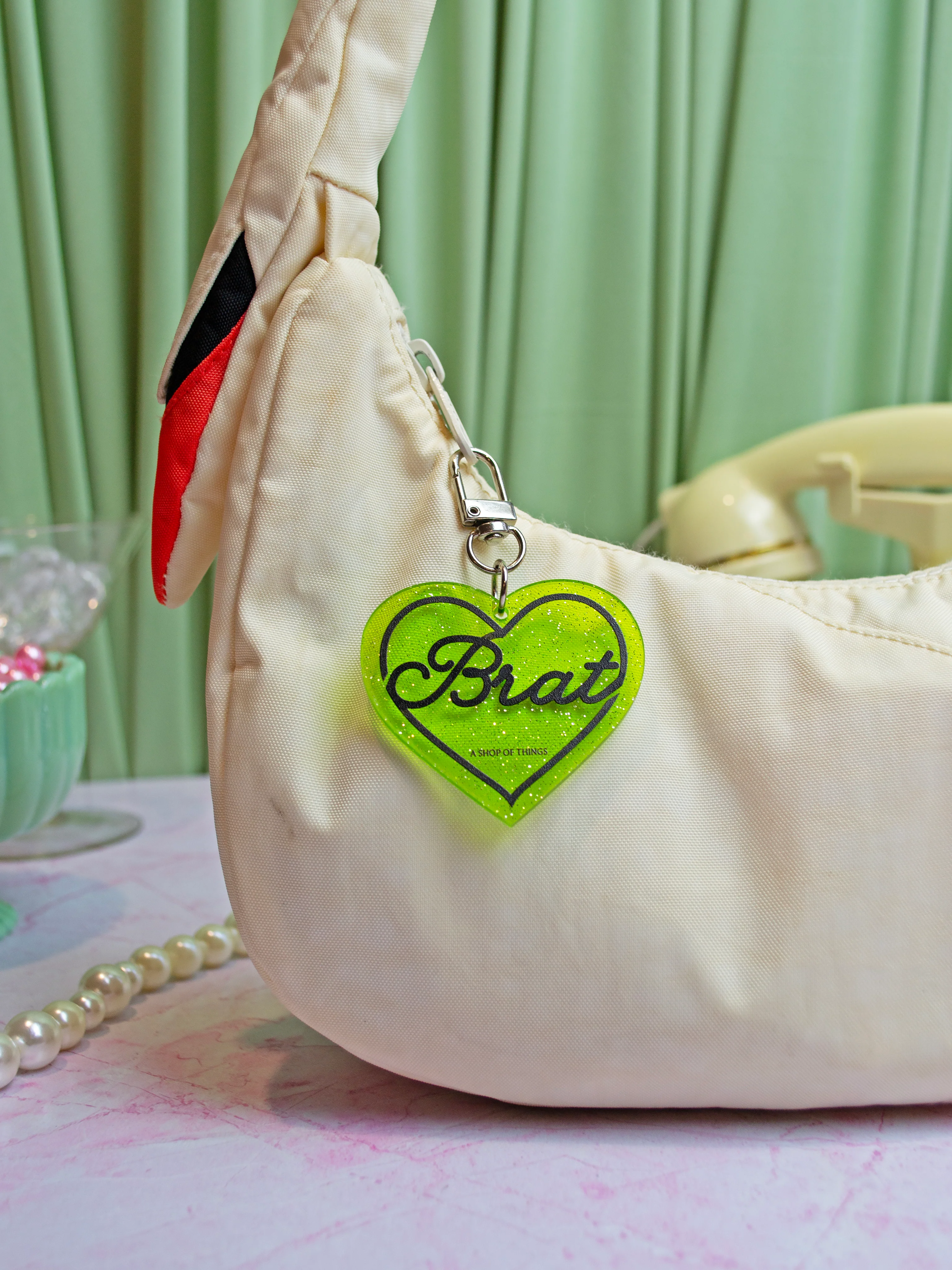 Brat Keychain- Green - Image 3