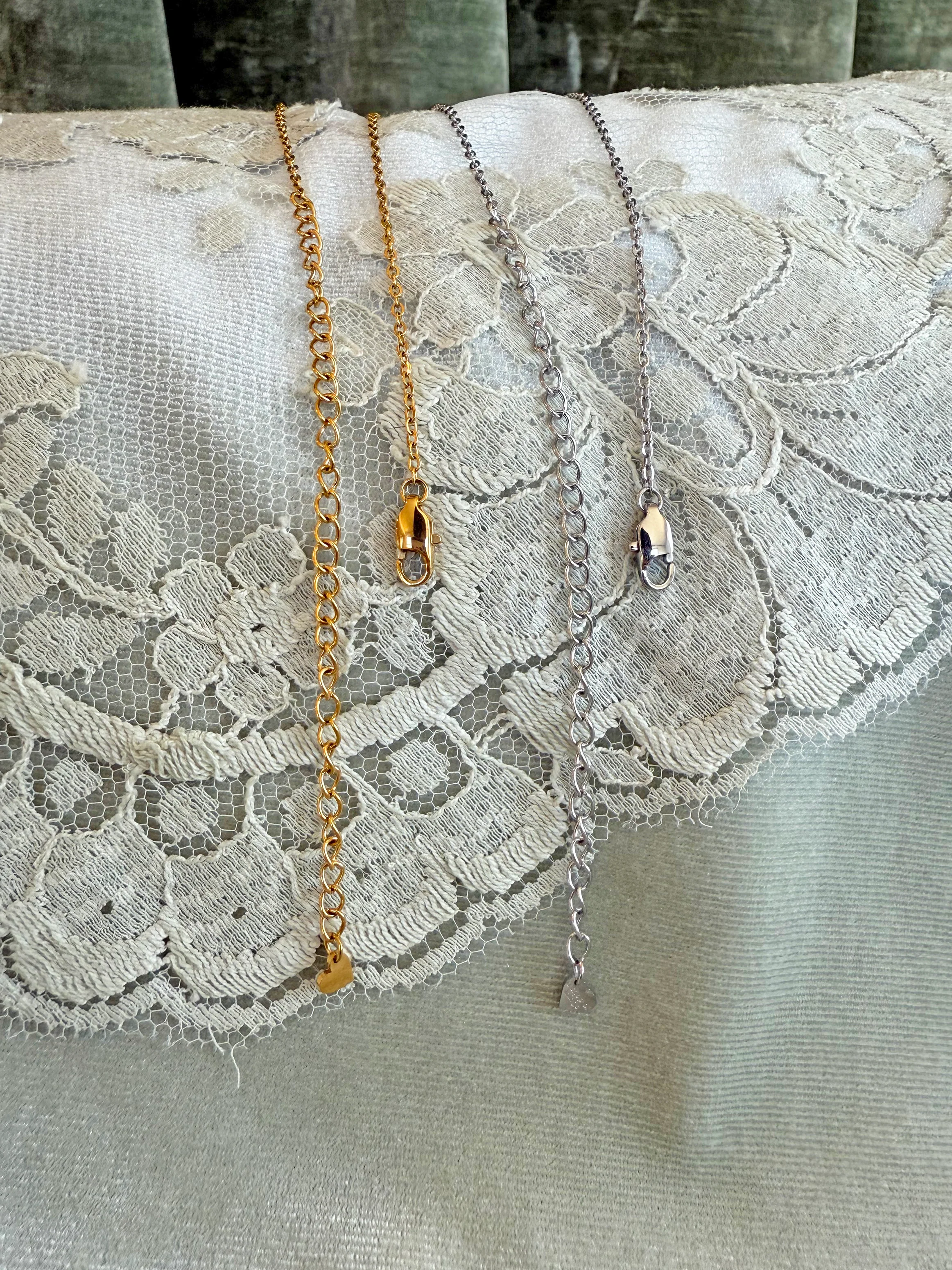 Bread Charm Necklace- Silver - Image 7