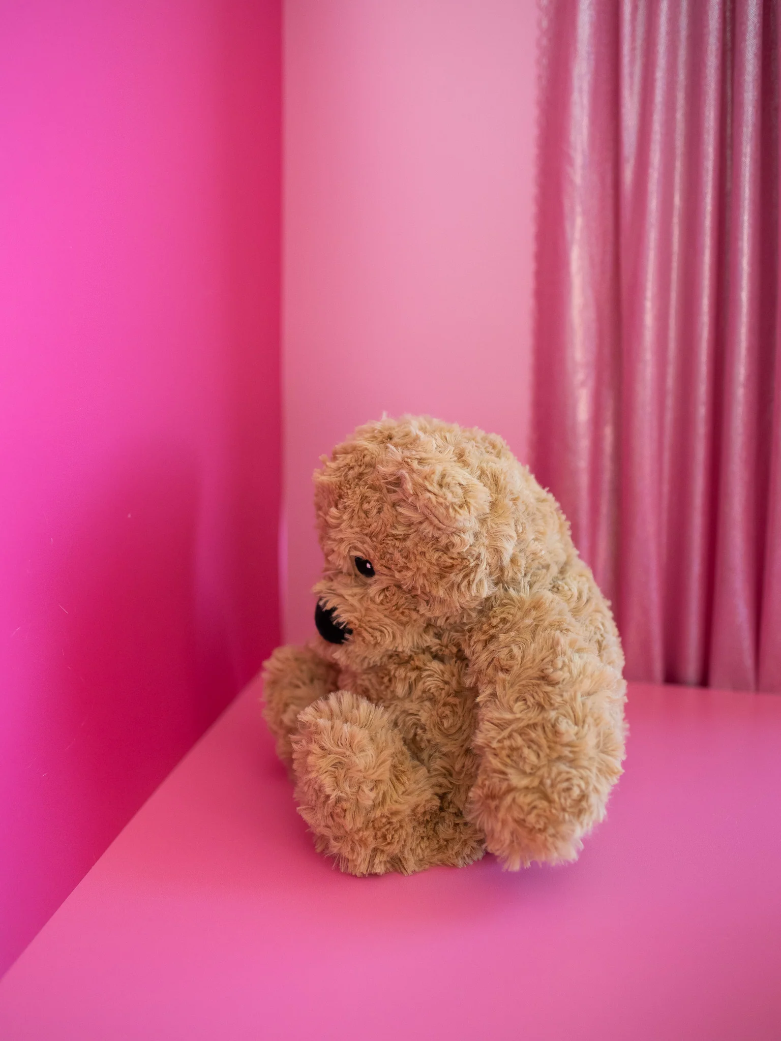 Brown Curly Bear Warmie - Image 6