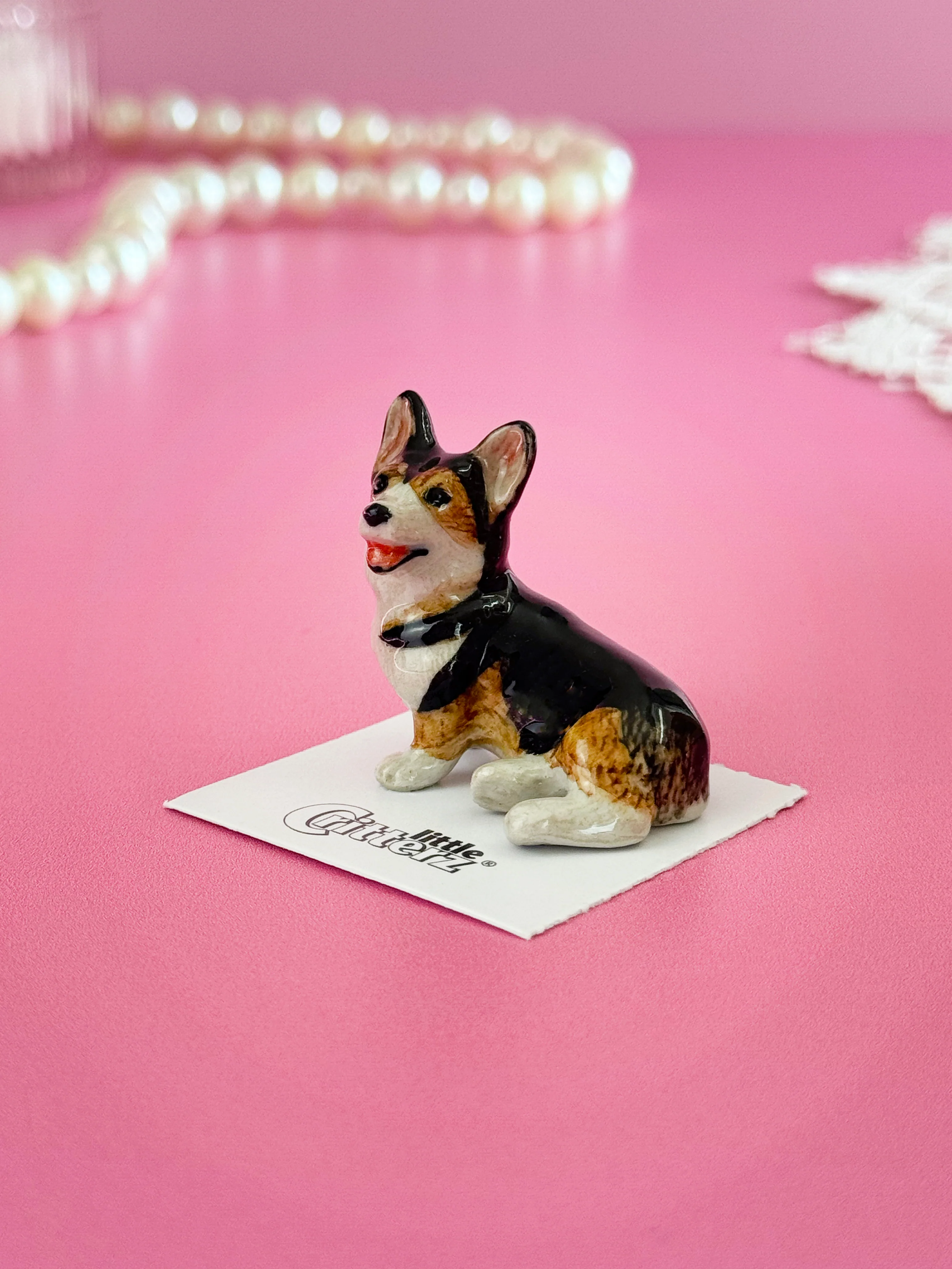 Corgi Mini Porcelain Figurine - Image 3