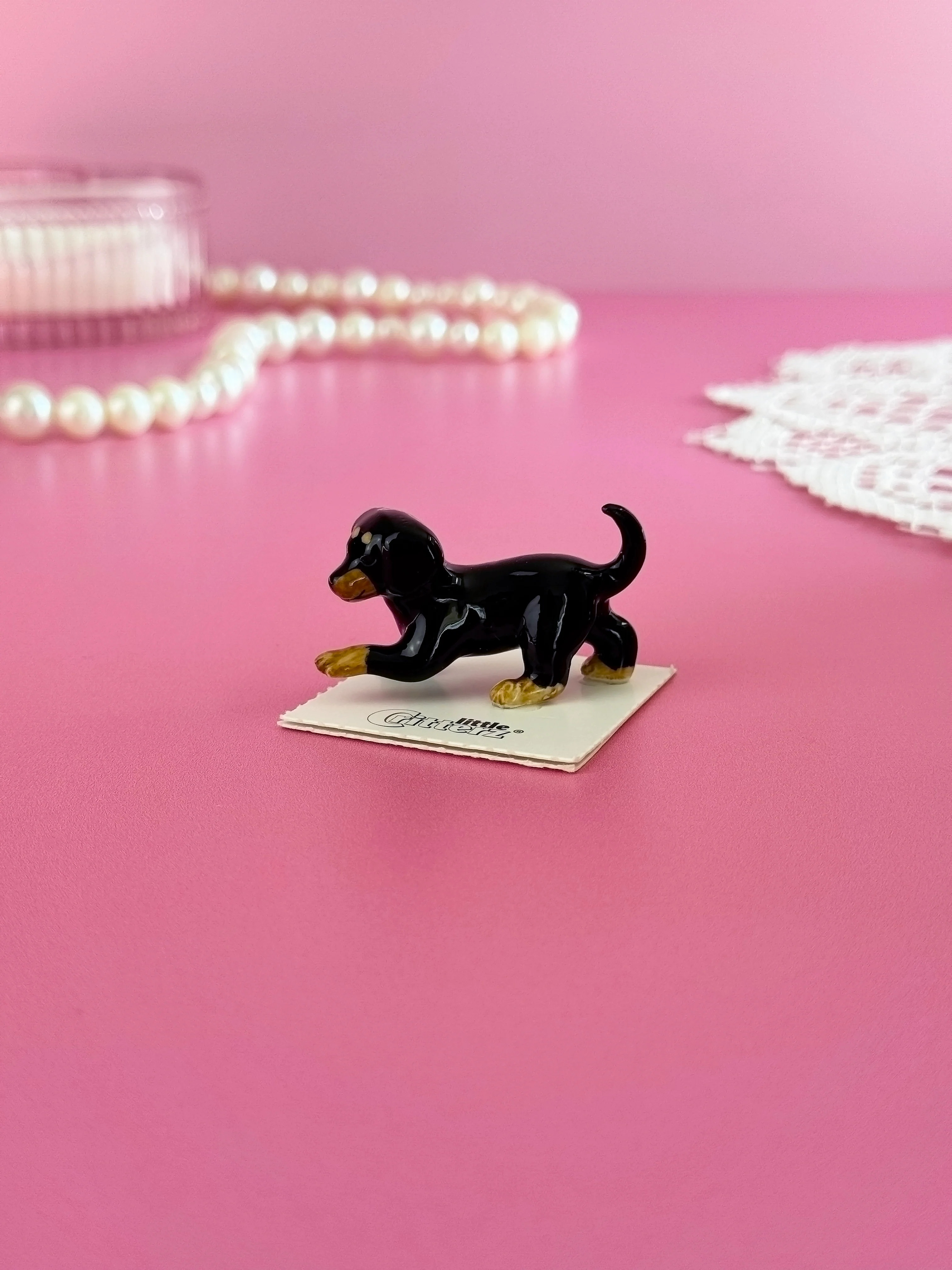 Dachshund Mini Porcelain Figurine - Image 6