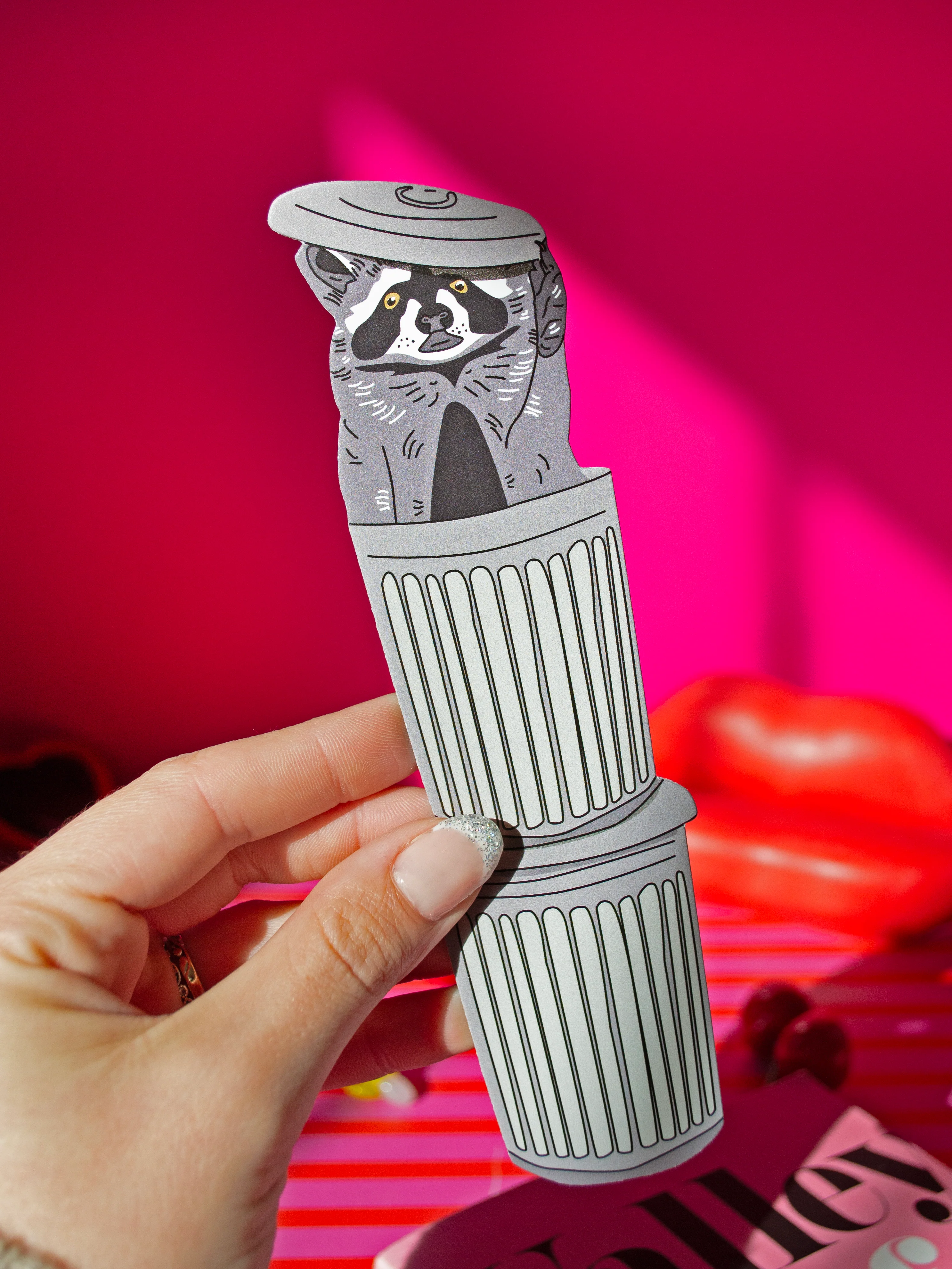 Die Cut Bookmark - Raccoon - Image 5
