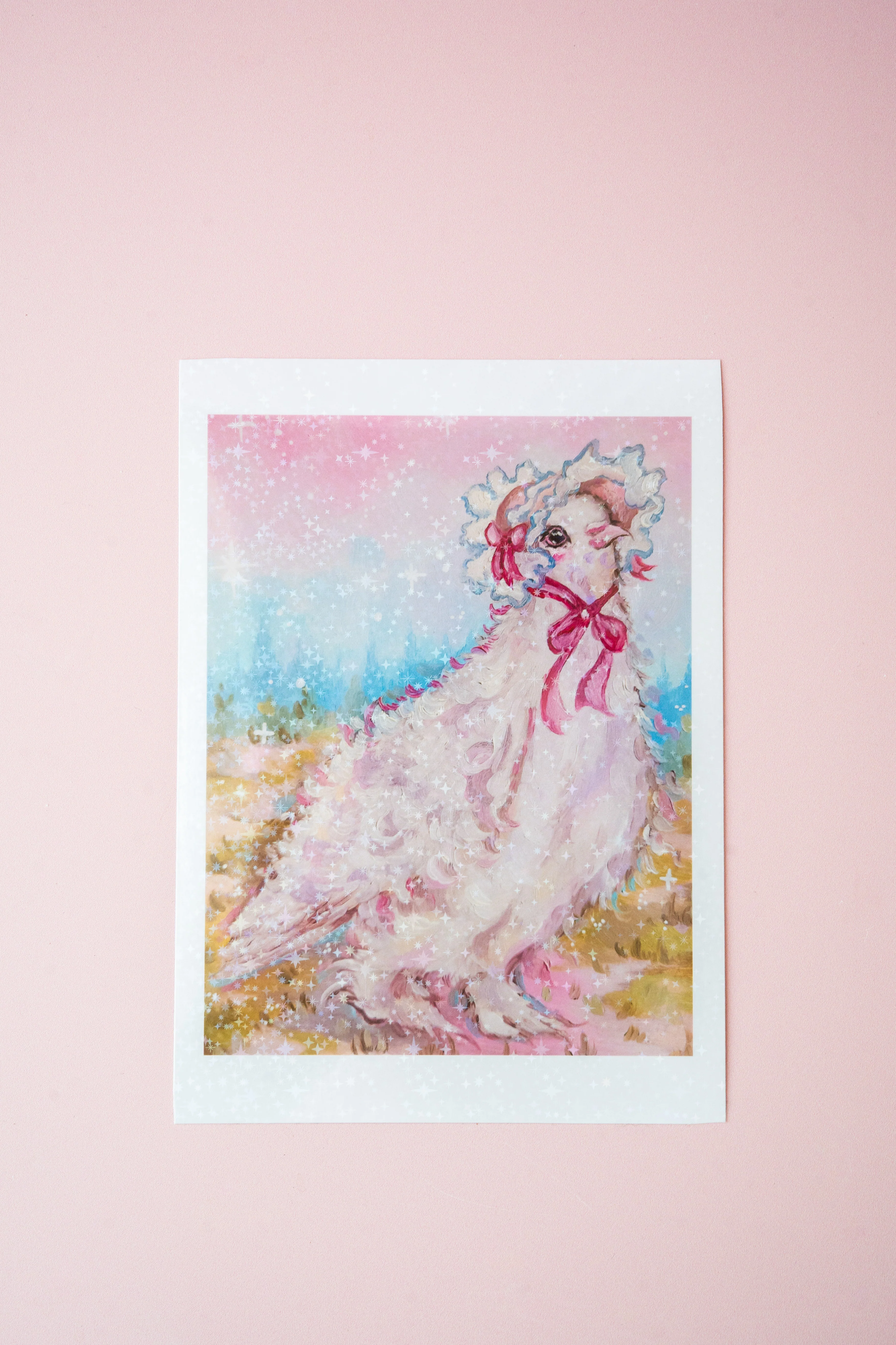 Frillback Pigeon Print - Image 3