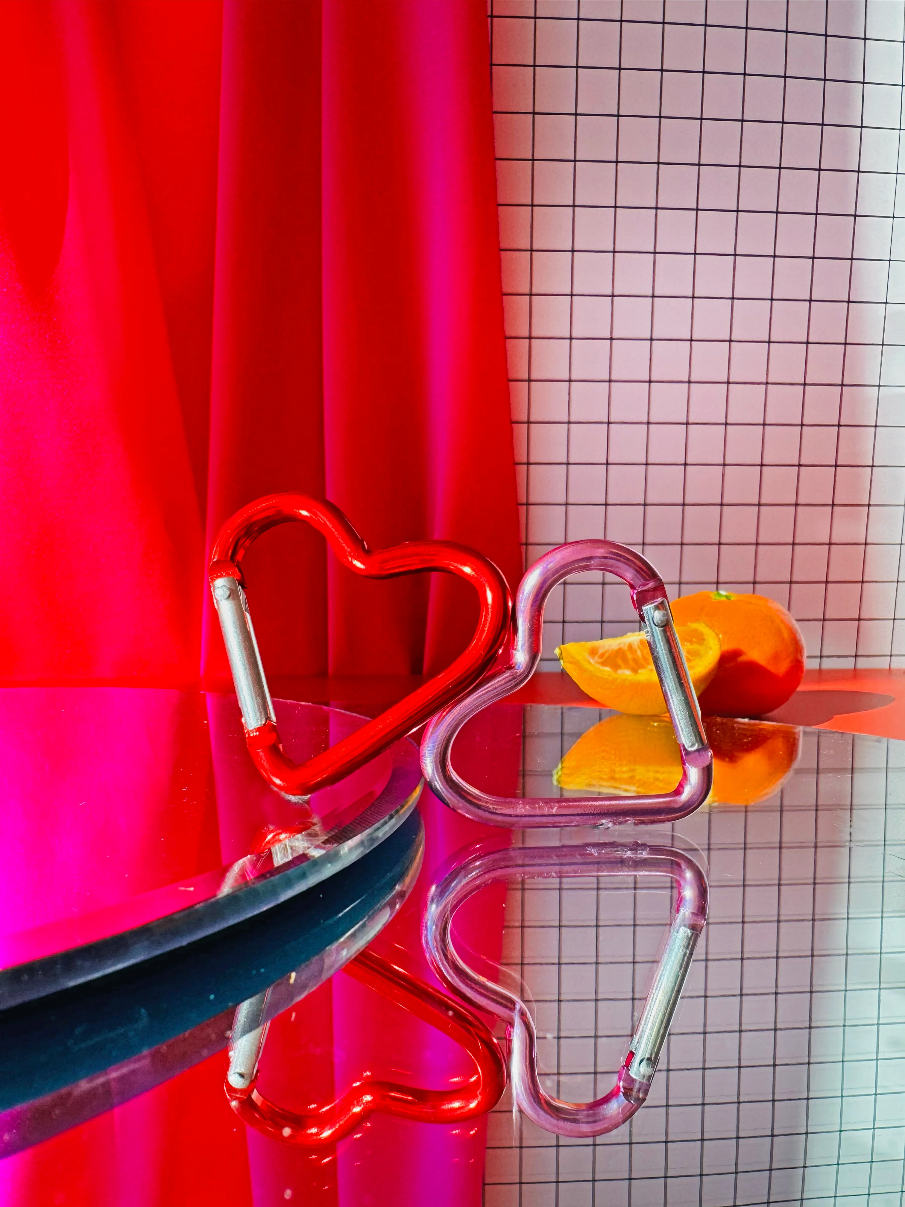 Heart Carabiner- Red - Image 5