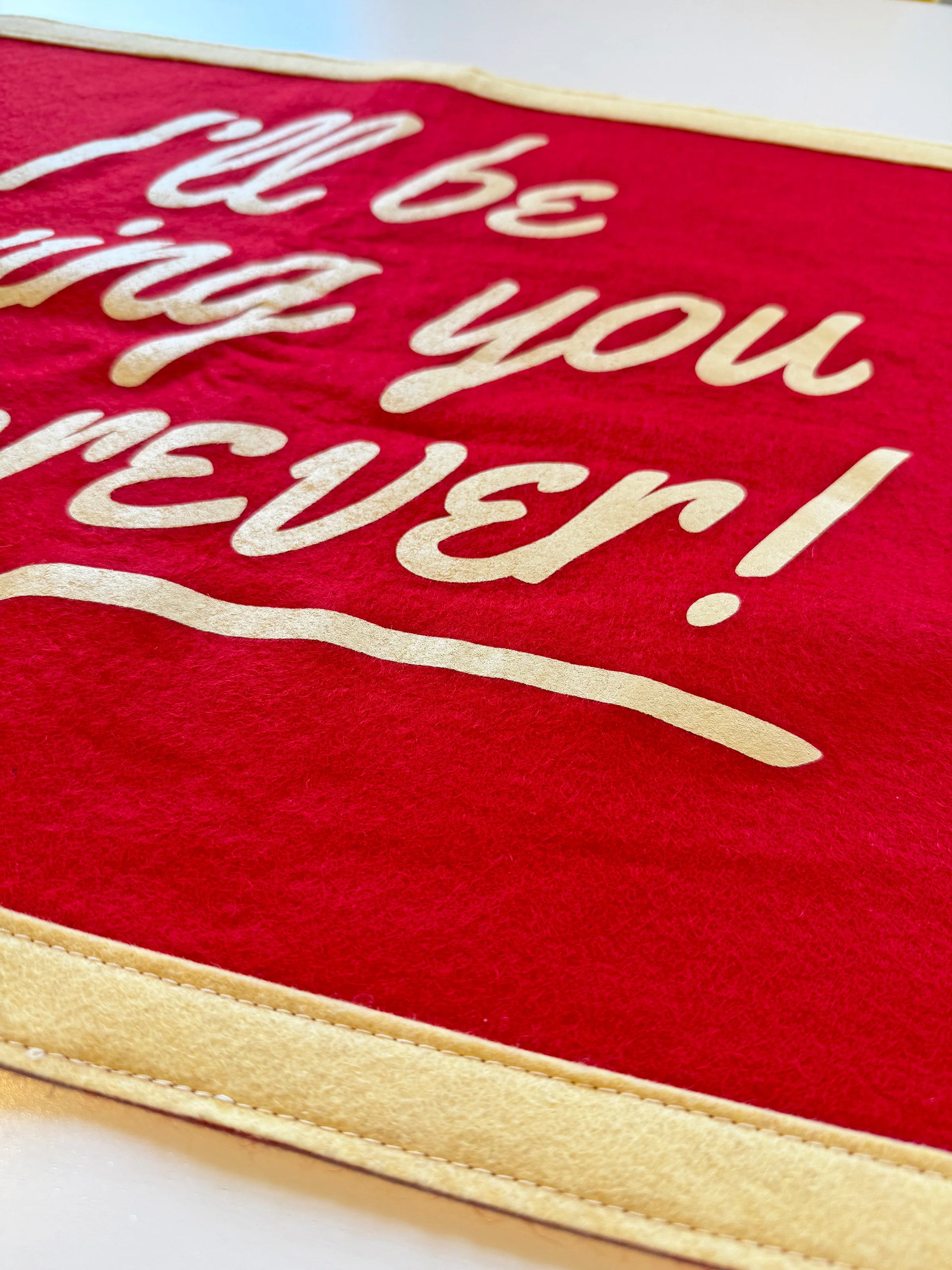 I'll Be Loving You Camp Flag - Image 3