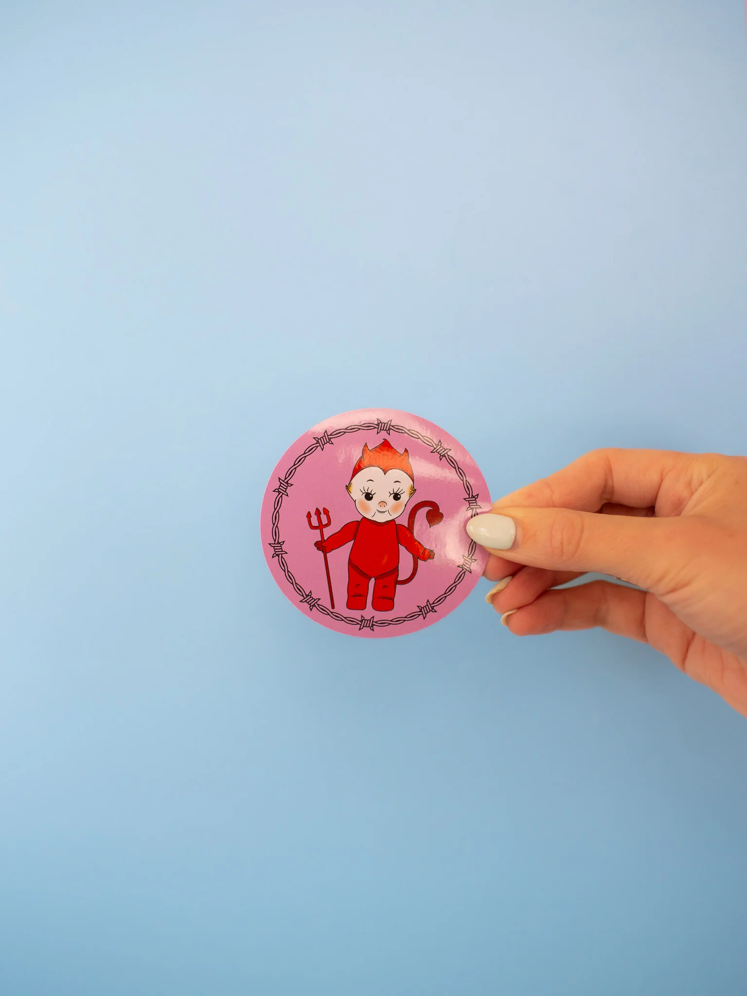 Kewpie Devil Sticker - Image 4
