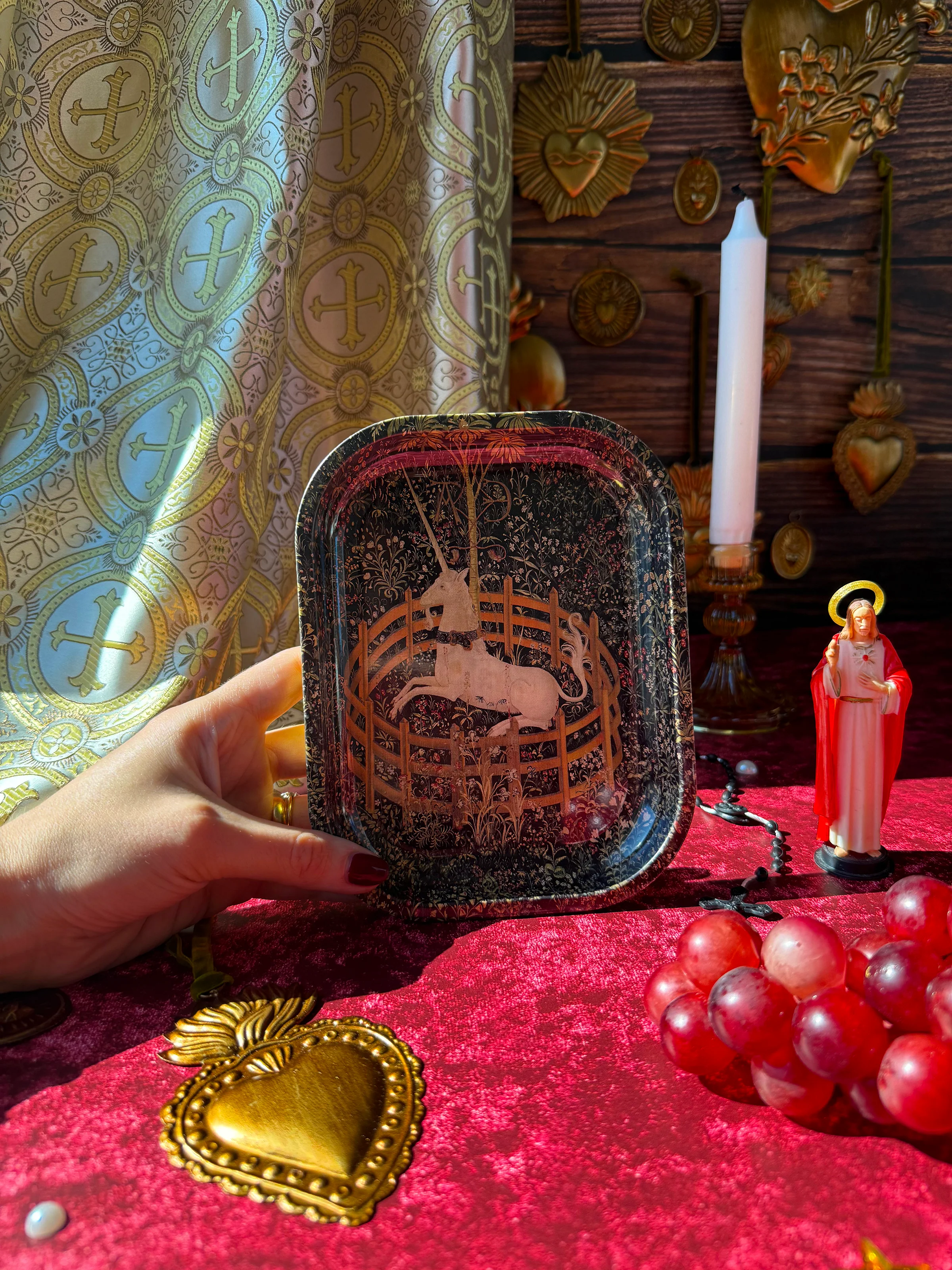 Medieval Tapestry Tray - Image 3