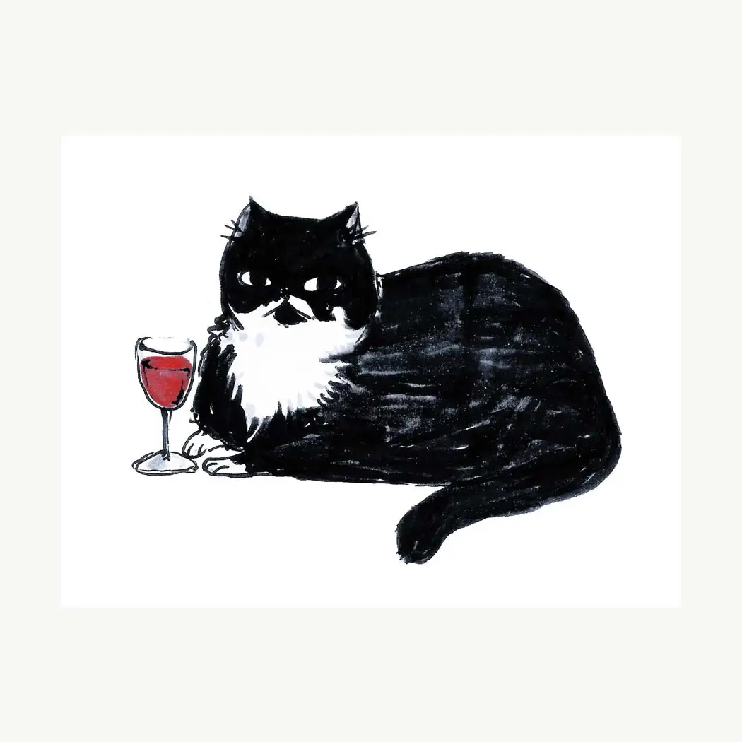 Pepper With A Fine Bordeaux Print - Image 3