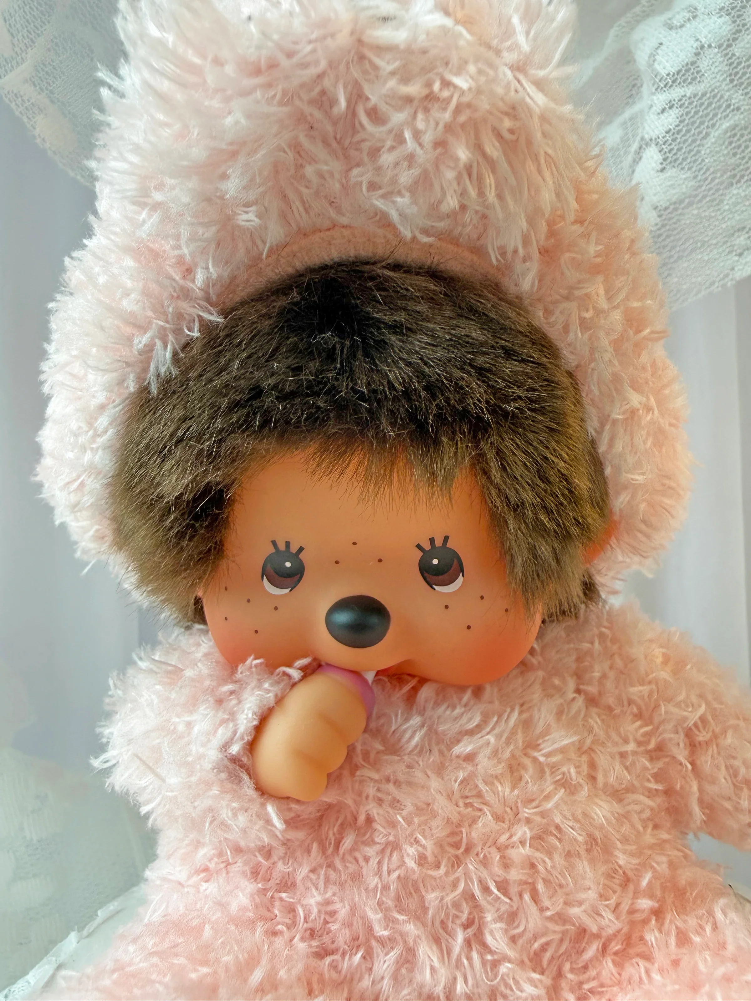 Pink Bunny Monchhichi - Image 4