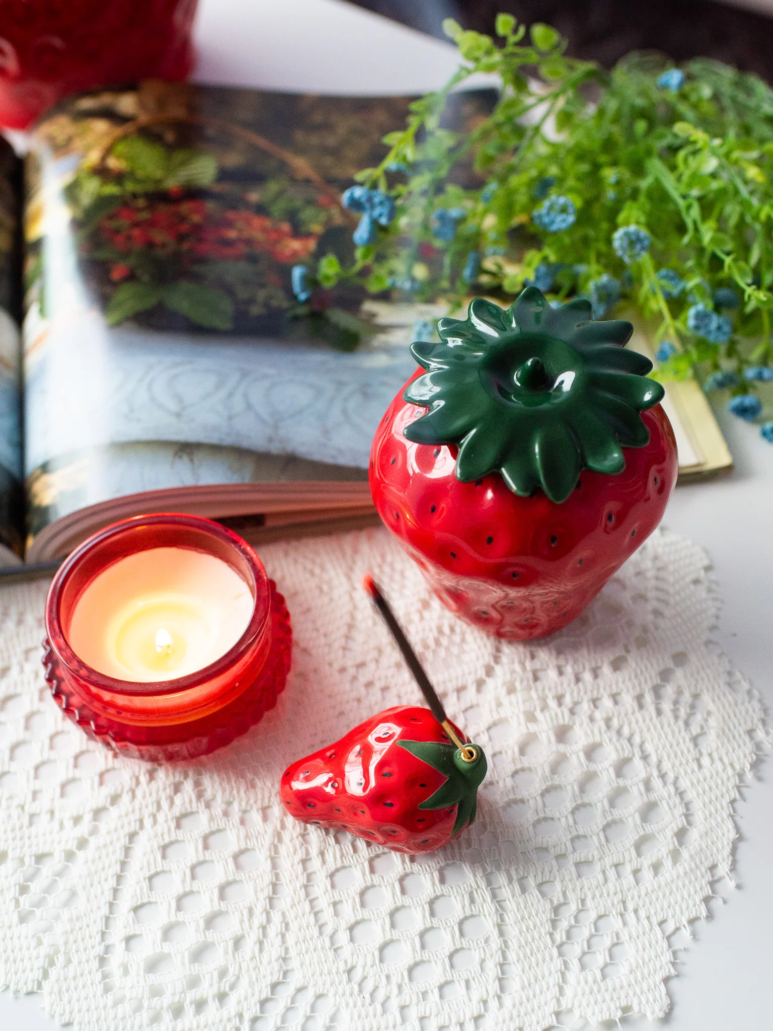 Strawberry Incense Holder - Image 6