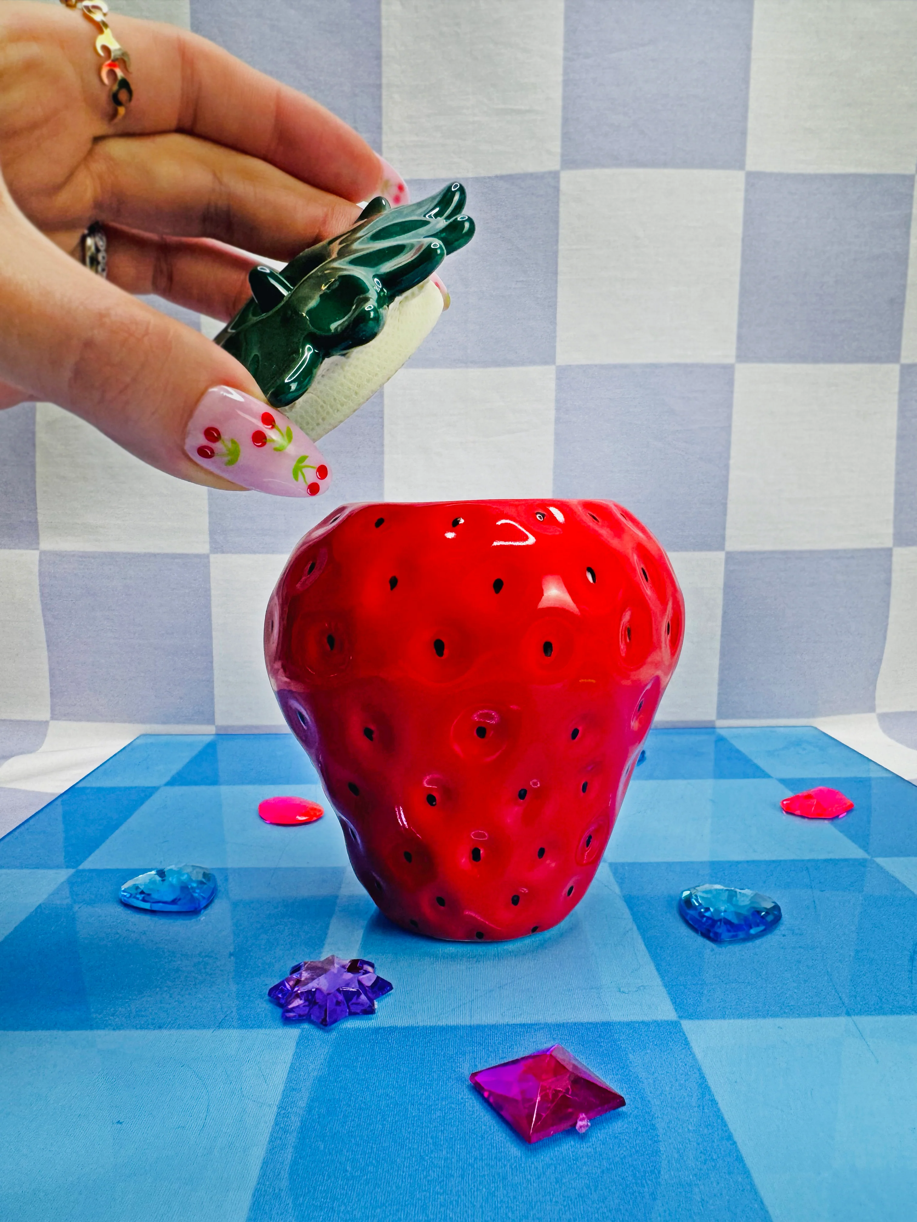 Strawberry Stash Jar - Image 11