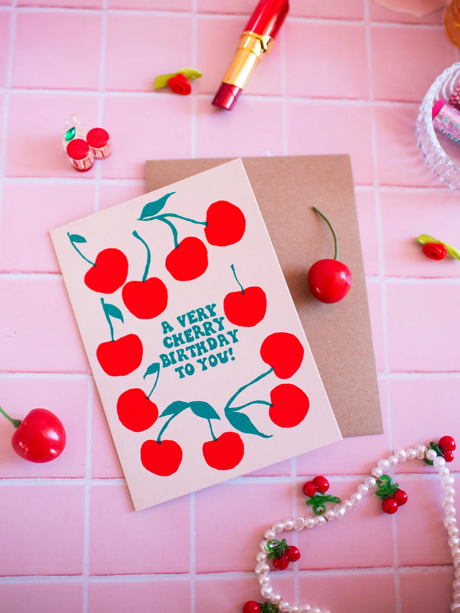 Very Cherry Birthday Card - Image 4