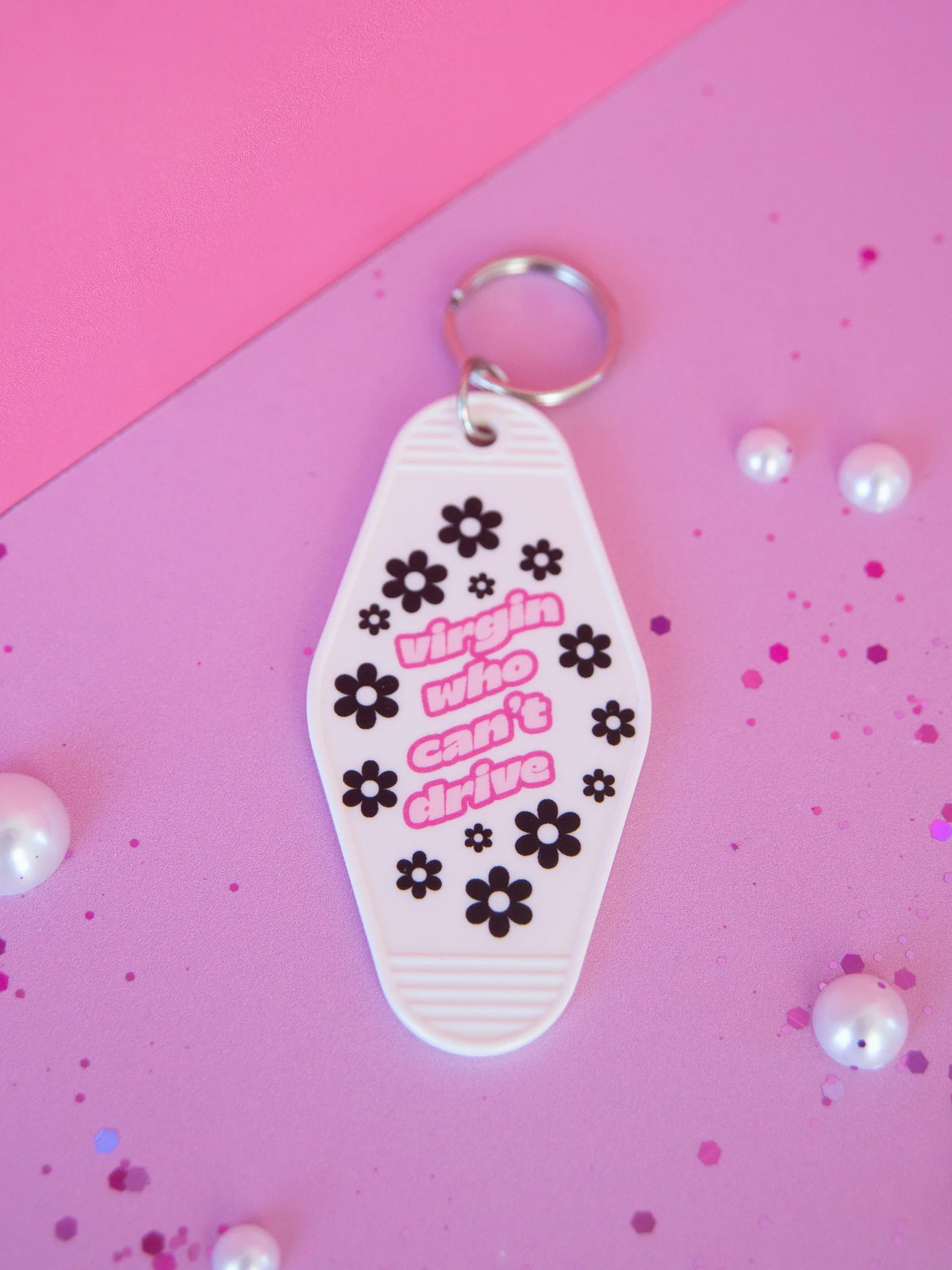 Virgin who Can't Drive keychain - Image 2