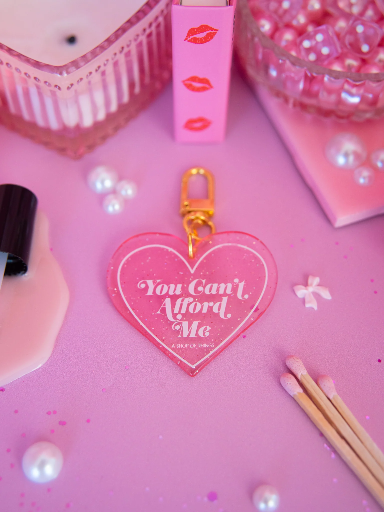 You Can't Afford Me Keychain - Image 3